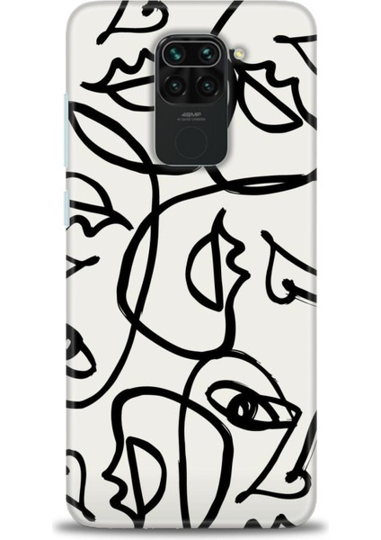 Xiaomi Redmi Note 9 Kılıf Hd Baskılı Kılıf - Suratlar