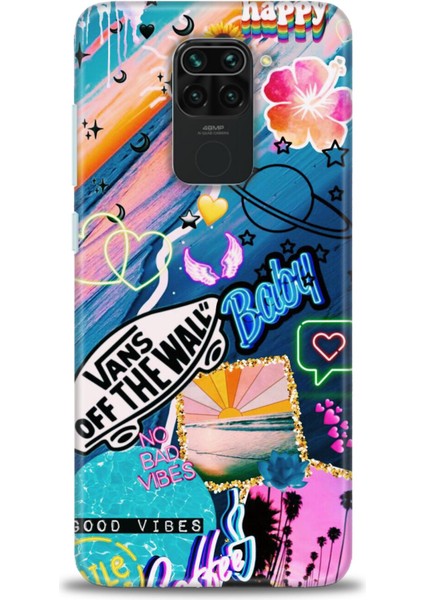 Xiaomi Redmi Note 9 Kılıf Hd Baskılı Kılıf - Happy Vans