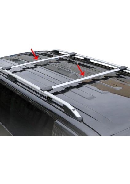 Vw Caddy Ara Atkı Gri- Elegance V1 (2 Parça) | (2003+)