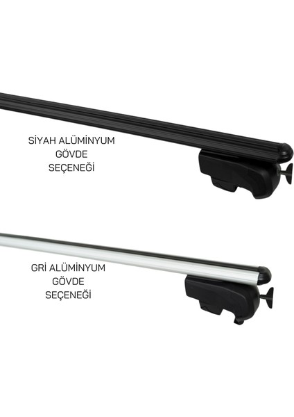 Audi A4 Ara Atkı Siyah- Bold Bar V2 (2 Parça) | Sw (2008-2015)