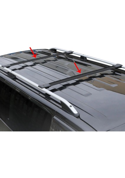 Jeep Cherokee Ara Atkı Siyah- Elegance v1 (2 Parça) | 2008-2013 Arası indirimleri