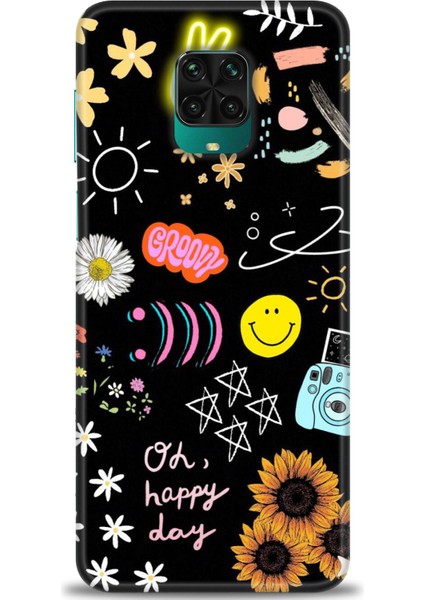 Xiaomi Redmi Note 9 Pro Kılıf Hd Baskılı Kılıf - Happy Day