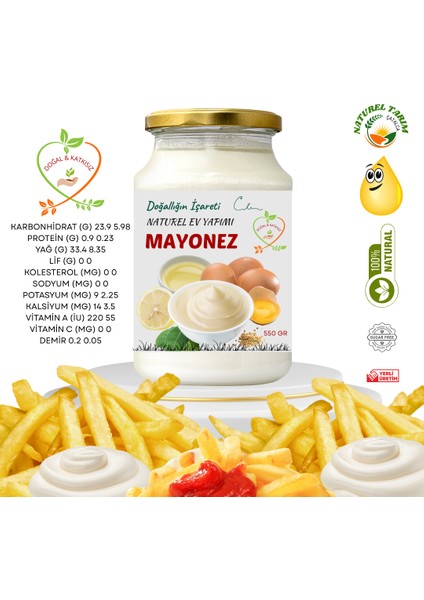 Naturel Ev Yapımı Ketçap & Mayonez 2 Li Paket
