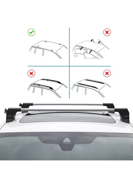 Land Rover Range Rover Sport Ara Atkı Gri- Elegance v3 (2 Parça) | 2002-2012 Arası indirimleri