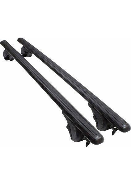 Peugeot Partner Ara Atkı Siyah- Bold Bar v1 (Metal Kilit, 2 Parça) | 2019 ve Sonrası