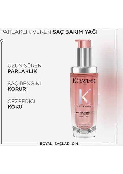 Chroma Absolu L’huile Chroma Eclat Boyalı Saçlar İçin Saç Bakım Yağı 75 ml modelleri