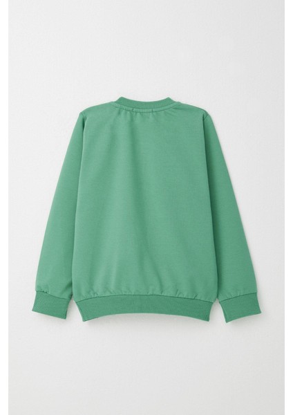 Erkek Bebek Eşofman Takım Yarışçı Ayıcık Baskılı 9 Ay-3 Yaş, Mint Yeşili fırsatları