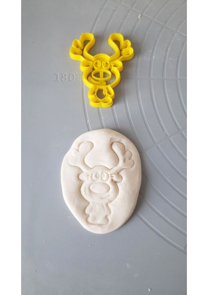 2 Adet Karikatür Geyik Kurabiye Kalıbı Hamur Şekillendirici / Hamur Figür Kalıp / Oyun Hamuru Kalıb fiyatları