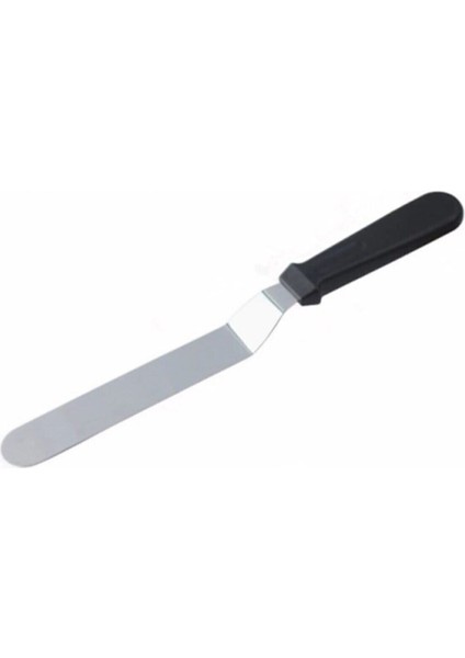 Eğik Pasta Sıvama Spatulası Metal 33 cm - Metal Paslanmaz Pastacı Spatulası fiyatları