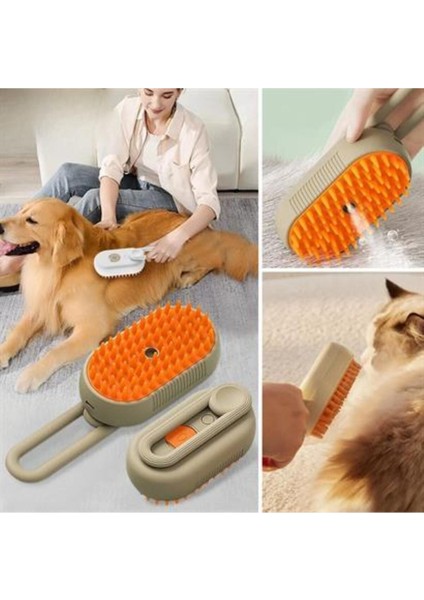 Saplı Su Püskürtmeli Kedi Köpek Fırçası Masaj Etkili Tüy Toplama Tarağı fiyatları