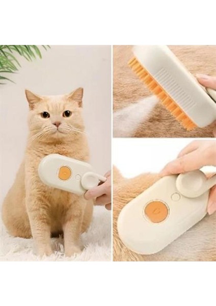 Saplı Su Püskürtmeli Kedi Köpek Fırçası Masaj Etkili Tüy Toplama Tarağı modelleri