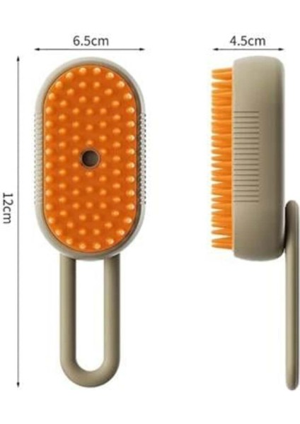 Saplı Su Püskürtmeli Kedi Köpek Fırçası Masaj Etkili Tüy Toplama Tarağı indirimleri