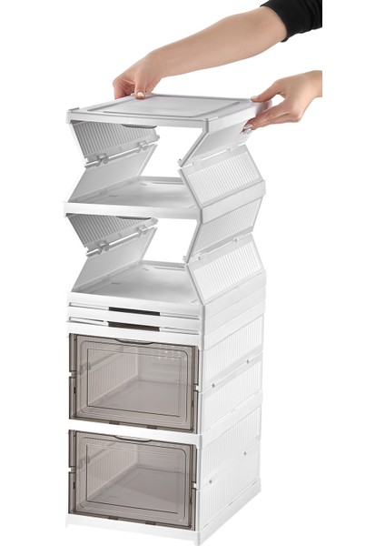 Modüler Ayakkabılık 23 x 34 x 13 cm (M) (6'lı) EH-304 modelleri