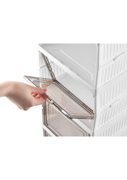 Modüler Ayakkabılık 23 x 34 x 13 cm (M) (6'lı) EH-304 fırsatları