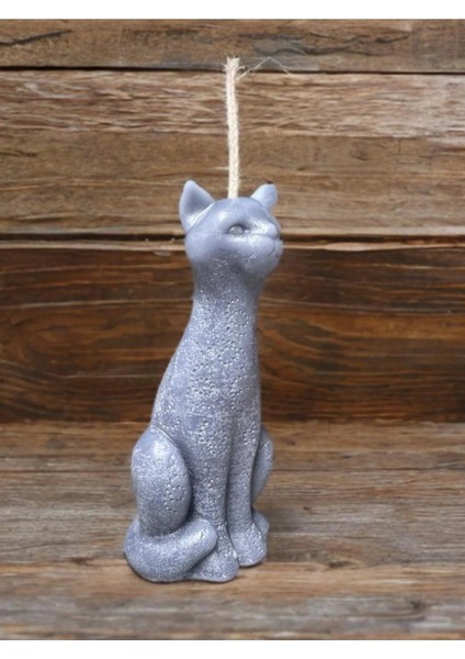 Aresmumatölyesi Dekoratif Hediyelik Kedi Şeklinde Mum modelleri