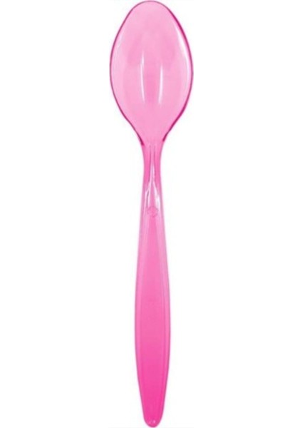 Dondurma Kaşıgı&tatlı Kaşıgı&plastik Kaşık&kaşık & Pembe 13 cm 50 Adet fiyatları