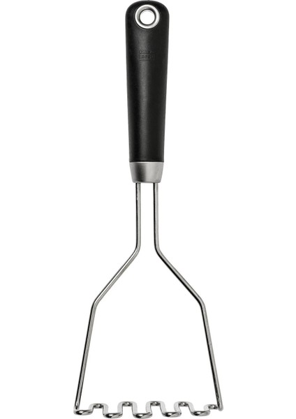 Saplı Patates Ezici Uzunluk 30 cm Ikea Patates Ezme Aparatı Paslanmaz Çelik Gri