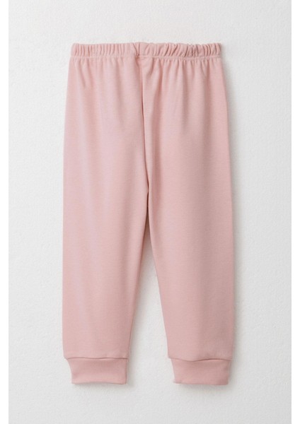 Kız Bebek Pijama Takımı Gökyüzü Temalı Hayalci Ayıcık Desenli 4 Ay-1 Yaş, Pembe indirimleri