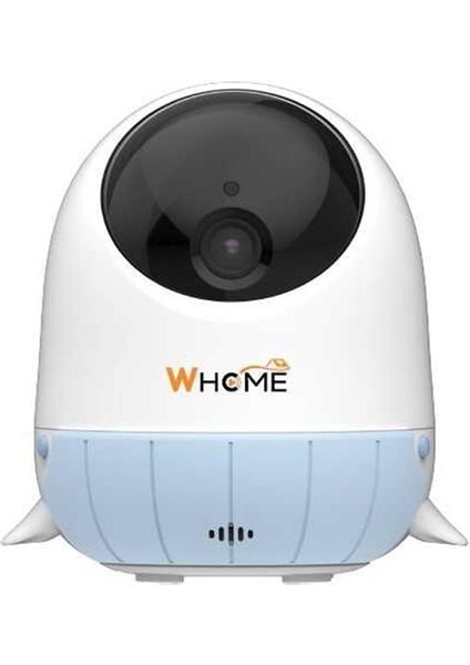 Whome Yapay Zeka Destekli 2k Ptz Gece Görüşlü Mavi Wifi Bebek Güvenlik Kamerası (128 GB Tf Kart Destekli)