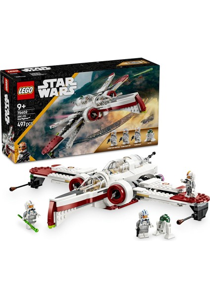 : Sith In Intikamı ARC-170 Starfighter 75402-9 Yaş ve Üzeri Kız ve Erkek Çocuklar Için Yaratıcı Oyuncak Yapım Seti, Doğum Günü Hediyesi (497 Parça)