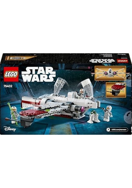: Sith In Intikamı ARC-170 Starfighter 75402-9 Yaş ve Üzeri Kız ve Erkek Çocuklar Için Yaratıcı Oyuncak Yapım Seti, Doğum Günü Hediyesi (497 Parça)