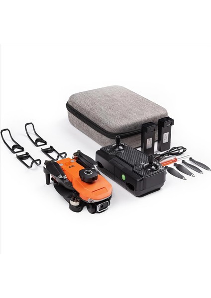 Evo Engel Sensörlü Fpv Android Ios Uyumlu Katlanabilir Taşıma Çantalı Kameralı Drone (2 Bataryalı Set)