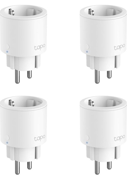 Tapo P115 (4-Pack), Mini Akıllı Wi-Fi Priz, Enerji Izleme,