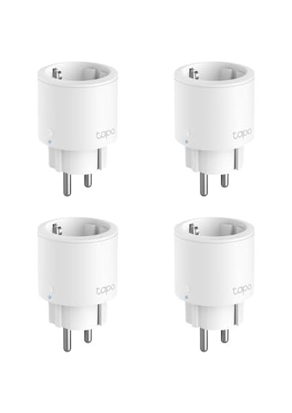 Tapo P115 (4-Pack), Mini Akıllı Wi-Fi Priz, Enerji Izleme,