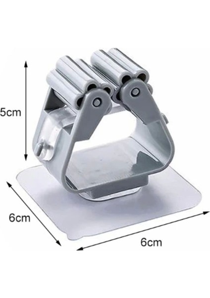 Pratik Yapışkanlı Pratik Mop Tutucu 4 Adet Beyaz fırsatları