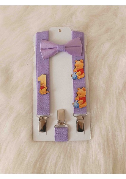 Winnie The Pooh 1 Yaş Doğum Günü Konsept Pantolon Askısı