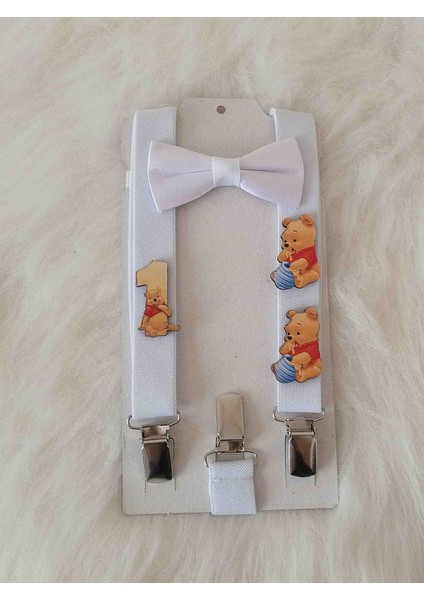 Winnie The Pooh 1 Yaş Doğum Günü Konsept Pantolon Askısı