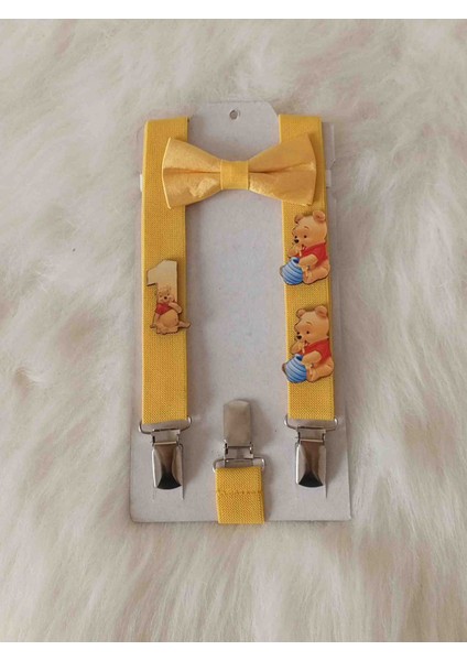 Winnie The Pooh 1 Yaş Doğum Günü Konsept Pantolon Askısı