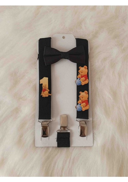 Winnie The Pooh 1 Yaş Doğum Günü Konsept Pantolon Askısı