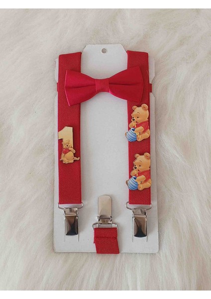 Winnie The Pooh 1 Yaş Doğum Günü Konsept Pantolon Askısı