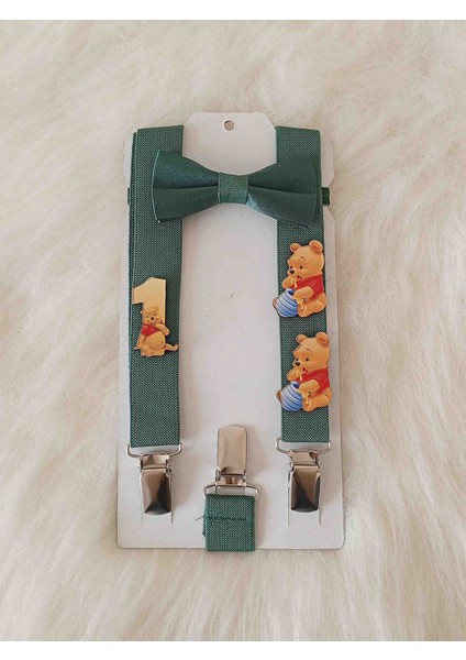 Winnie The Pooh 1 Yaş Doğum Günü Konsept Pantolon Askısı