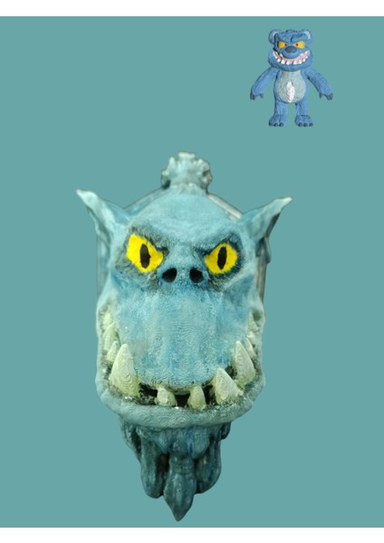 Stretchapalz Evil Bear Series Duvar Dekoru Süsü 3D Figür