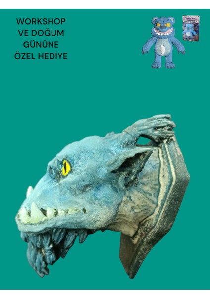Stretchapalz Evil Bear Series Duvar Dekoru Süsü 3D Figür