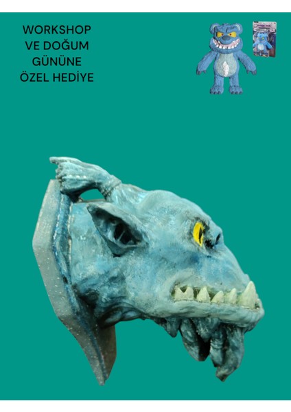 Stretchapalz Evil Bear Series Duvar Dekoru Süsü 3D Figür