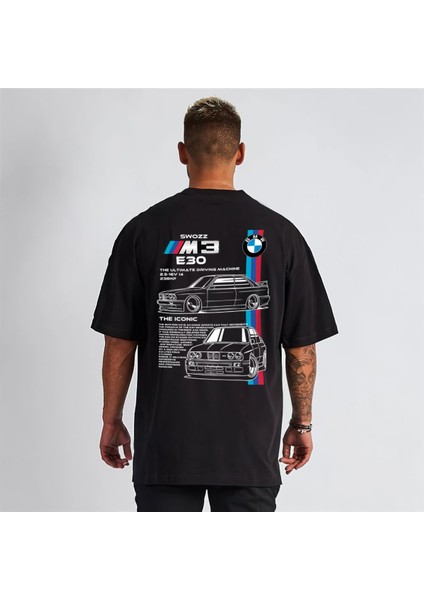 Oversize Tshirt Bmw E30 Özel Tasarım Baskılı