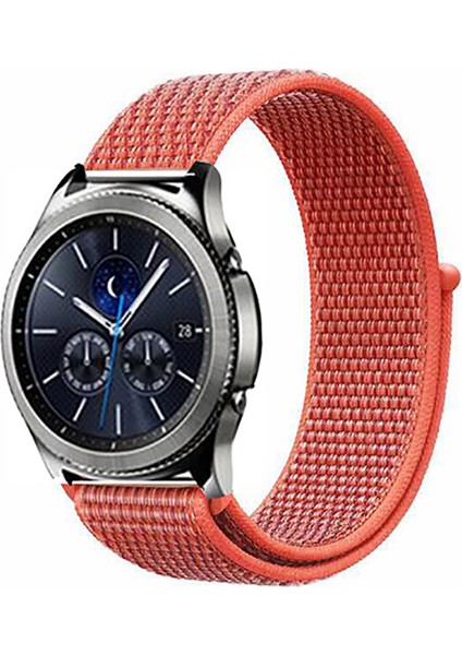 ​​gear S3 (22MM) Uyumlu Krd-03 Hasır Kordon Zore - No3
