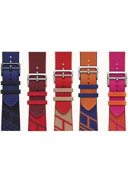 Watch 42MM Uyumlu Krd-51 Hasır Kordon Zore - No6