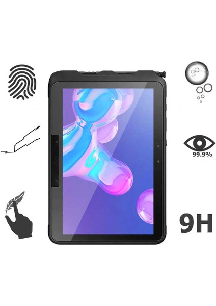 Galaxy Tab Active Pro T547 Uyumlu Zore Tablet Temperli Cam Ekran Koruyucu-Renksiz