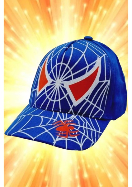 Erkek Çocuk 5-8 Yaş Pamuklu Spider Şapka