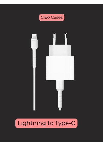 3 Çift Type-C to Lightning Şarj Kablo Ucu Koruyucu