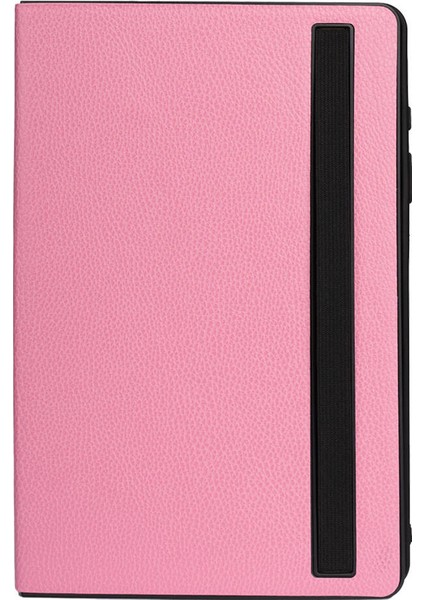 Samsung Galaxy Tab A9 Uyumlu Zore Fest Dönebilen Standlı Kılıf-Pembe