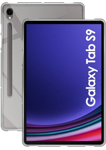 Samsung Galaxy Tab S9 Kılıf Uyumlu Zore Tablet Süper Silikon Kapak-Renksiz