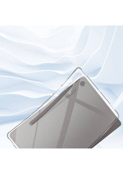 Samsung Galaxy Tab S9 Kılıf Uyumlu Zore Tablet Süper Silikon Kapak-Renksiz