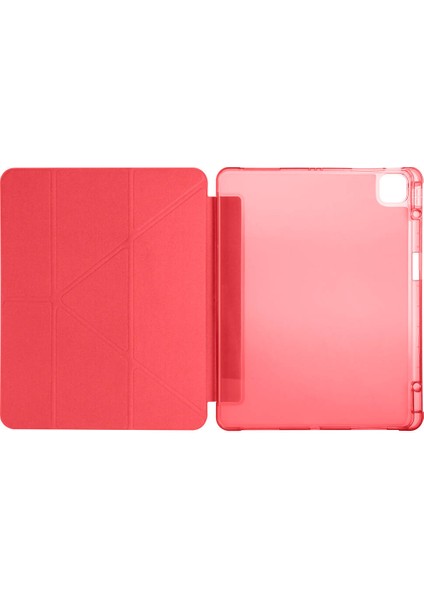Apple iPad Air 13 2025 M3 Kılıf Zore Tri Folding Kalem Bölmeli Standlı Kılıf - Yeşil