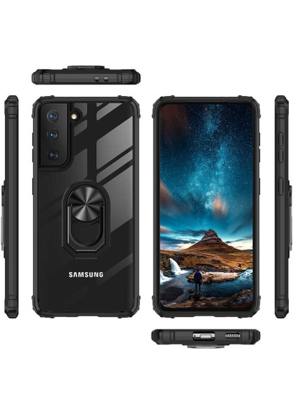 Samsung Galaxy S21 Plus Kılıf Mola Kapak-Kırmızı