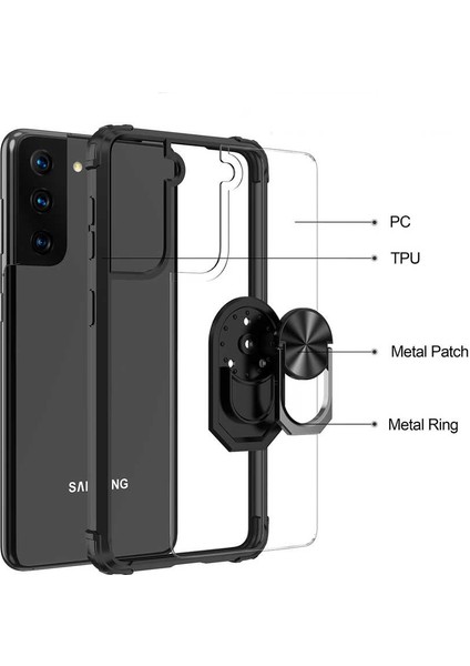 Samsung Galaxy S21 Plus Kılıf Mola Kapak-Kırmızı